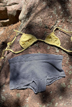 Load image into Gallery viewer, Elle&#39;s Swim polly shorts and Banana yellow triangle top.
