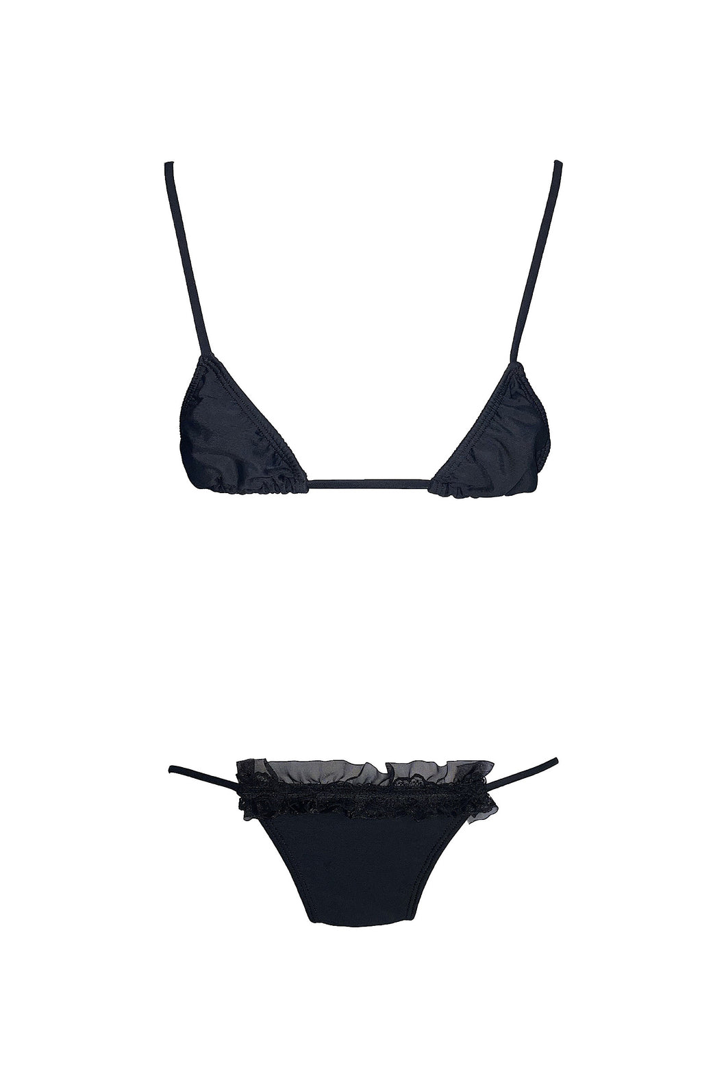 Triangle swim set made for minimal tan lines and coverage.