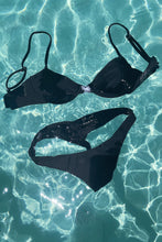 Load image into Gallery viewer, Black Balconette top by Elle&#39;s Swim.
