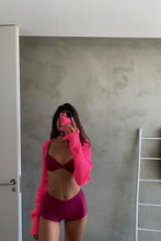 Load image into Gallery viewer, Magenta bikini set by elles swim, worn by olivia pezzente
